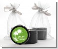 Palm Trees - Bridal Shower Black Candle Tin Favors thumbnail