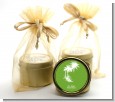 Palm Trees - Bridal Shower Gold Tin Candle Favors thumbnail