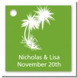 Palm Trees - Personalized Bridal Shower Card Stock Favor Tags thumbnail
