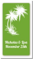 Palm Trees - Custom Rectangle Bridal Shower Sticker/Labels