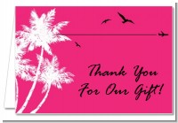 Palm Tree - Bridal Shower Thank You Cards