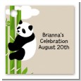 Panda - Personalized Baby Shower Card Stock Favor Tags thumbnail