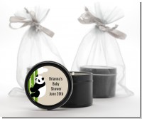 Panda - Baby Shower Black Candle Tin Favors