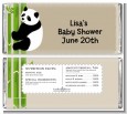 Panda - Personalized Baby Shower Candy Bar Wrappers thumbnail