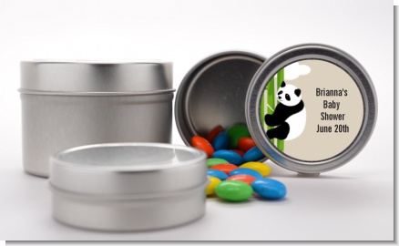 Panda - Custom Baby Shower Favor Tins