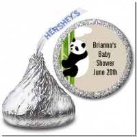 Panda - Hershey Kiss Baby Shower Sticker Labels
