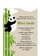 Panda - Baby Shower Petite Invitations thumbnail
