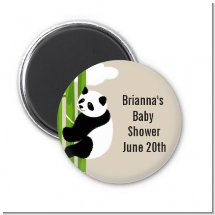 Panda - Personalized Baby Shower Magnet Favors