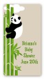 Panda - Custom Rectangle Baby Shower Sticker/Labels thumbnail