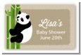 Panda - Baby Shower Landscape Sticker/Labels thumbnail