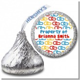 Paper Clips - Hershey Kiss School Sticker Labels