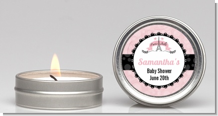 Paris BeBe - Baby Shower Candle Favors