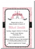 Paris BeBe - Baby Shower Petite Invitations