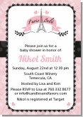 Paris BeBe - Baby Shower Invitations