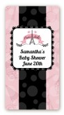 Paris BeBe - Custom Rectangle Baby Shower Sticker/Labels