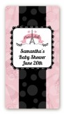 Paris BeBe - Custom Rectangle Baby Shower Sticker/Labels