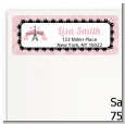 Paris BeBe - Baby Shower Return Address Labels thumbnail