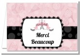 Paris BeBe - Baby Shower Thank You Cards