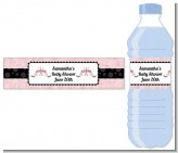 Paris BeBe - Personalized Baby Shower Water Bottle Labels