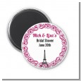 Paris - Personalized Bridal Shower Magnet Favors thumbnail