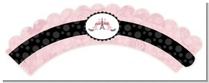 Paris BeBe - Baby Shower Cupcake Wrappers