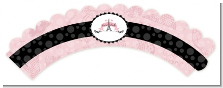 Paris BeBe - Baby Shower Cupcake Wrappers