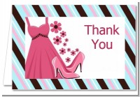 Party Dress | Sweet 16 - Birthday Party Thank You Cards