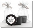 Passport - Bridal Shower Black Candle Tin Favors thumbnail