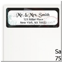 Passport - Bridal Shower Return Address Labels