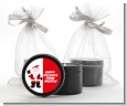 Peace Out Santa - Christmas Black Candle Tin Favors thumbnail