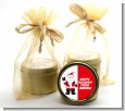 Peace Out Santa - Christmas Gold Tin Candle Favors thumbnail