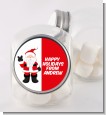 Peace Out Santa - Personalized Christmas Candy Jar thumbnail