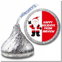Peace Out Santa - Hershey Kiss Christmas Sticker Labels