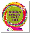 Peace Tie Dye - Personalized Birthday Party Centerpiece Stand thumbnail