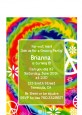 Peace Tie Dye - Birthday Party Petite Invitations thumbnail