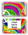 Peace Tie Dye - Personalized Birthday Party Mini Candy Bar Wrappers thumbnail