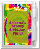 Peace Tie Dye - Birthday Party Personalized Notebook Favor