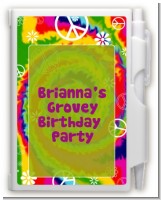 Peace Tie Dye - Birthday Party Personalized Notebook Favor