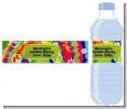 Peace Tie Dye - Personalized Birthday Party Water Bottle Labels thumbnail