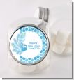 Peacock - Personalized Baby Shower Candy Jar thumbnail