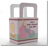 Our Little Peanut Girl - Personalized Baby Shower Favor Boxes
