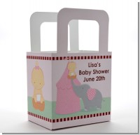 Our Little Peanut Girl - Personalized Baby Shower Favor Boxes
