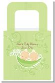 Twins Two Peas in a Pod Caucasian Two Boys - Personalized Baby Shower Favor Boxes
