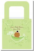 Sweet Pea African American Girl - Personalized Baby Shower Favor Boxes