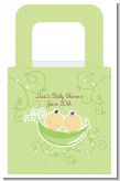 Twins Two Peas in a Pod Asian Boy And Girl - Personalized Baby Shower Favor Boxes