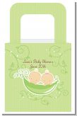 Twins Two Peas in a Pod Caucasian Boy And Girl - Personalized Baby Shower Favor Boxes