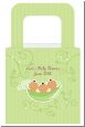 Triplets Three Peas in a Pod Hispanic Two Girls One Boy - Personalized Baby Shower Favor Boxes thumbnail