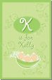 Triplets Three Peas in a Pod Caucasian Two Girls One Boy - Personalized Baby Shower Nursery Wall Art thumbnail