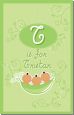 Triplets Three Peas in a Pod Hispanic Three Boys - Personalized Baby Shower Nursery Wall Art thumbnail