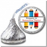 Pencils - Hershey Kiss School Sticker Labels